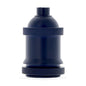 Douille E27 aluminium ø50mm H.72mm bleu outremer mat