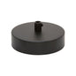 Plafonnier Acier D.100mm Noir + Arrêt Pour Câble D.6mm