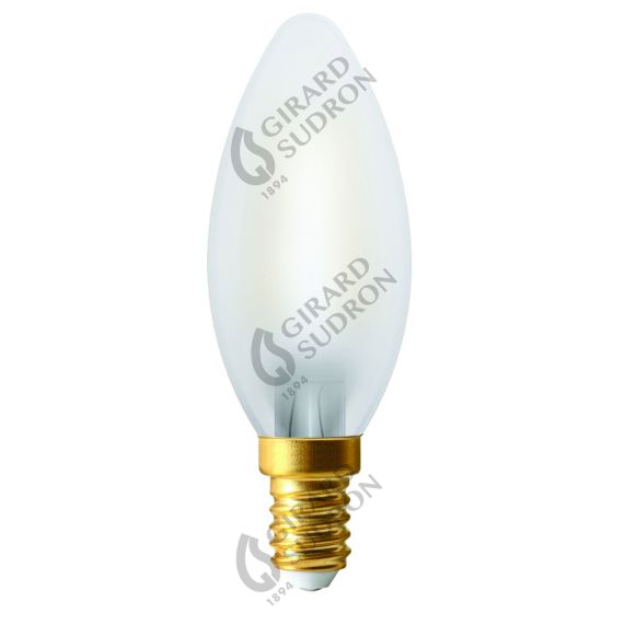 FLAMME FIL. LED C35 4W E14 4000K  470lm 360° MATT FINISH