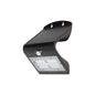 BUTTERFLY - Projecteur solaire LED noir détecteur présence IP65 4000K 3,2W 400lm