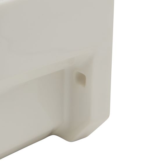 Applique porcelaine E14 av. verrerie opaline blanc