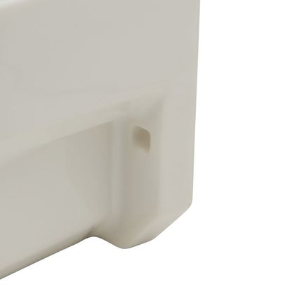 Applique porcelaine E14 av. verrerie opaline blanc