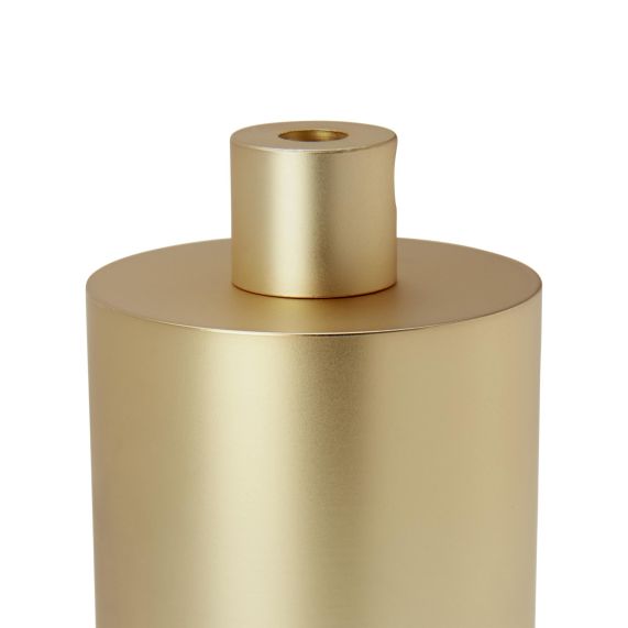 Douille Cylindre Acier E27 Dorée