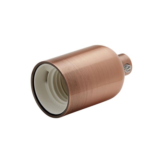 Douille Acier E27 Lisse Cuivre EAN 3125461875497