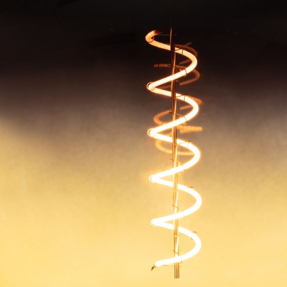 AMPOULE SHADOW ZAVONA AMBRE  D220 FILAMENT LED 4W E27 2200K DIM