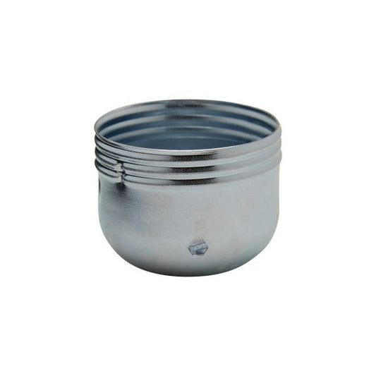 CULOT M10X1 E27 METAL ZINGUE BLANC