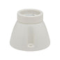 Applique porcelaine E27 conique blanc