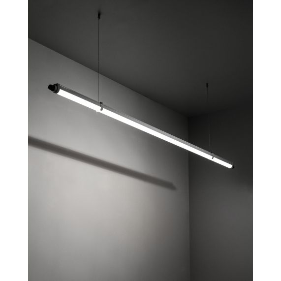 Themisto - Tube LED intégrée IP 65 1500x33x40 22W 6000K 2640m 120° dépoli IK10