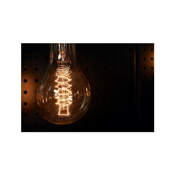 Lampe Filament Métallique Spiralé 200mm 24W E27 2000K Ambre.  3125460249787