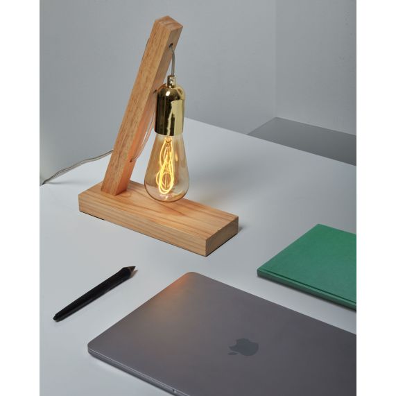 Axel - Luminaire en bois Douille E27 40W max