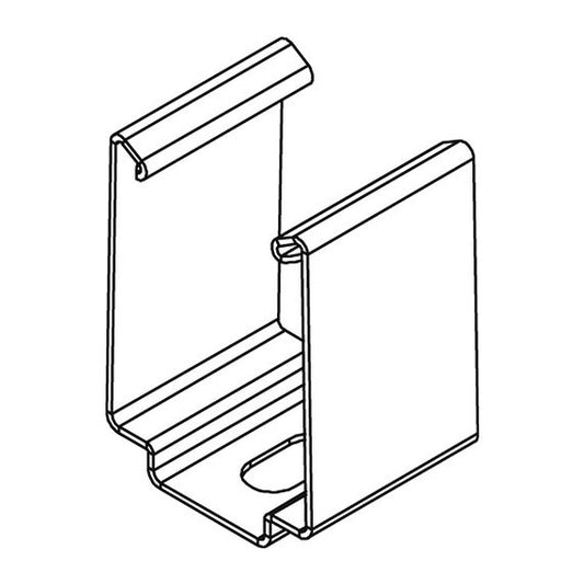 Patte de fixation pour profile aluminium 14x14