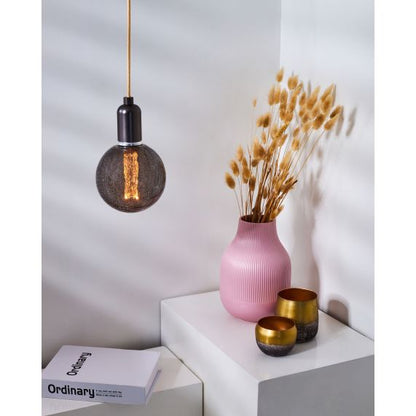 Globe G125 E27 Craquelé smokey Lanula 1W 50lm 2000K