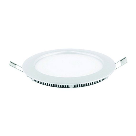 Kili - Luminaire encastré LED Ø240x19 enc.Ø225 18W 4000K 1620lm 120° blanc