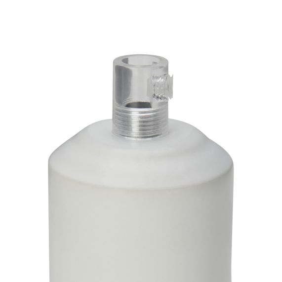 Douille Céramique E27 Blanc Antique