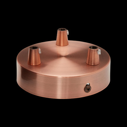 Plafonnier Acier cuivre 3S