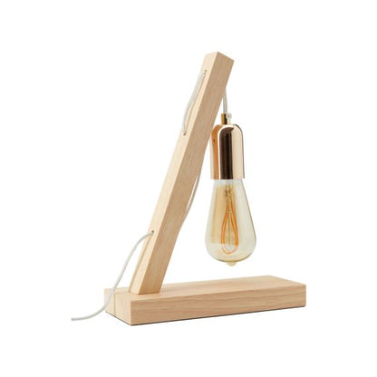 Pack lampe Bois 18471 + Ampoule Edison Filament LED LOOPS 5W E27 2000K 260lm Amb 716603