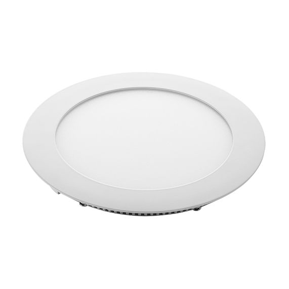 Kili - Luminaire encastré LED Ø180x18 enc.Ø165 12W 4000K 1000lm 120° blanc