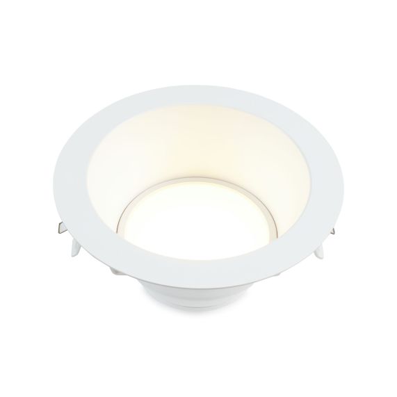 Ymir - Spot encastré LED Ø205x120 enc.Ø180 15W 3000K 1050lm 80° blanc