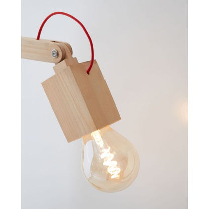 Lampadaire articulé sur pied en Bois Design by Fabrice Peltier