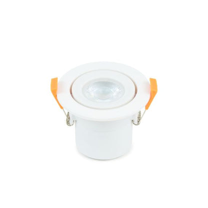 Spot LED Orientable plast D87mm H65mm IP65 6W 4000K 600lm dim Class II