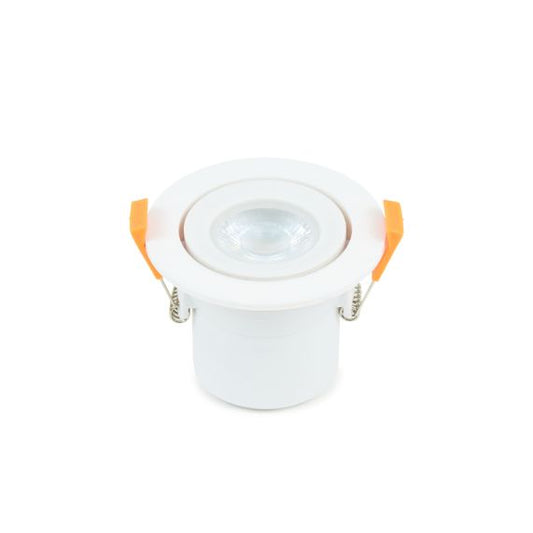 Spot LED Orientable plast D87mm H65mm IP65 6W 4000K 600lm dim Class II
