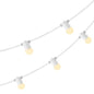 Guirlande lumineuse blanche 5m avec 5 douilles E27