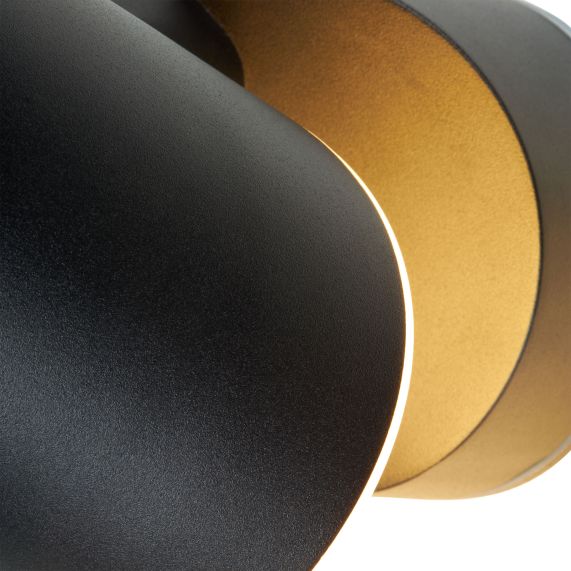 Elypte - Eclairage résidentiel 12,5W 3000K 600lm 108x108x173mm CLI IP54 Dark Black