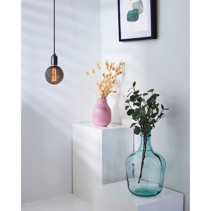 Câble Textile Rond 2x0,75mm2 Double Isolation Noir 2 Mètres