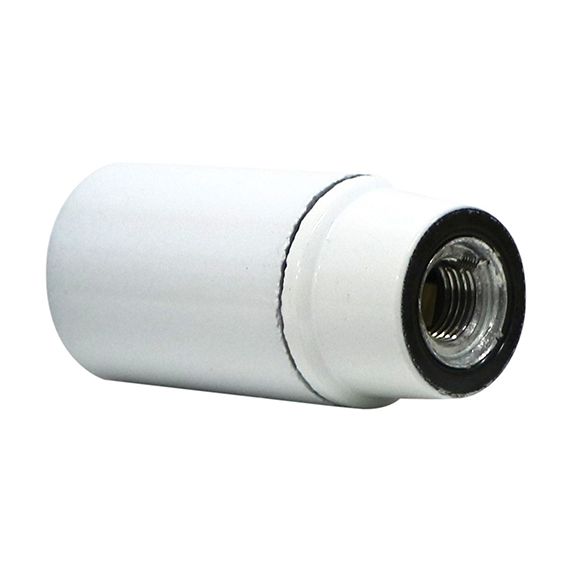 Douille E14 Lisse Culot 15 R.Metal Blanc