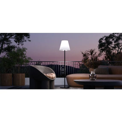 Lampadaire solaire led RGB musical BT telecommande Summer IP44 340x1500mm