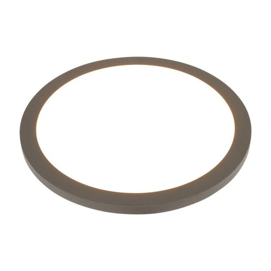 Rama - Plafonnier LED IP 65 Ø270x45 14W 3000K 1000lm 120° gris foncé