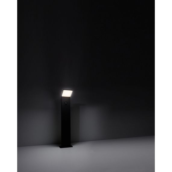 Jabbah II - Poteau lumineux LED 75x75x600 9W 4000K 690lm gris foncé