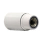 Douille montee thermoplastique E14 blanc filetee culot H15