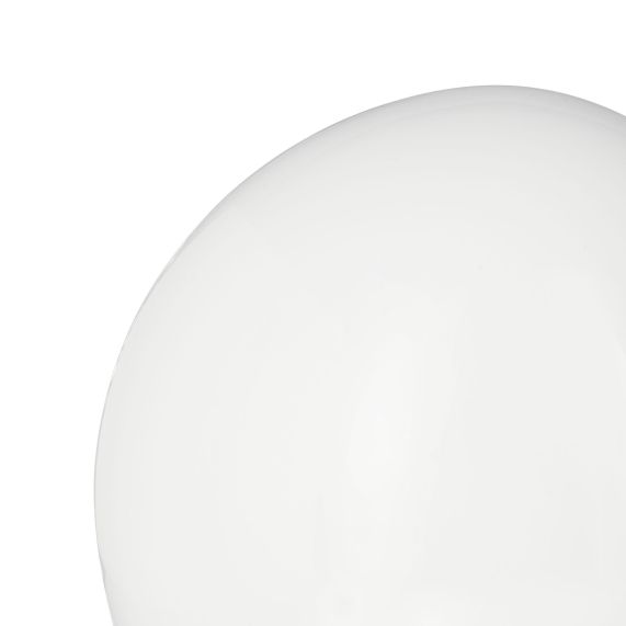 Globe opale brillant ø 120 mm H. 120 mm Col. 50 mm 0.080Kv