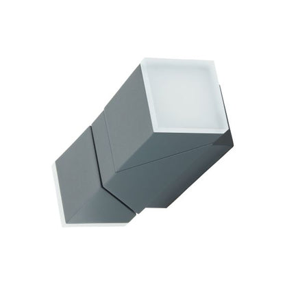 Elypte - Eclairage résidentiel 12,5W 3000K 700lm 65x91x220mm CLI IP54 carré Anthracite