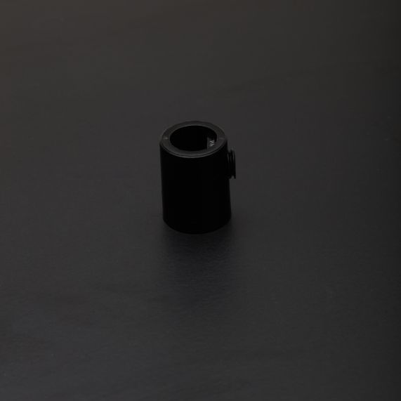 Plafonnier Acier D.300mm Noir 5 Sorties + Arrêts Pour Câbles D.6mm