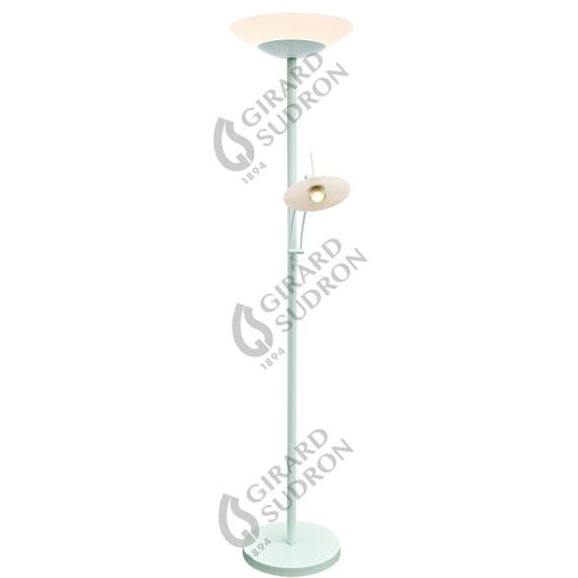 LUMINAIRE SUR PIED 40W + LISEUSE DIMMABLE 5W - BLANC