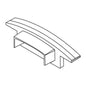 Embouts pour profile aluminium 23.2 x 8 L2,5m