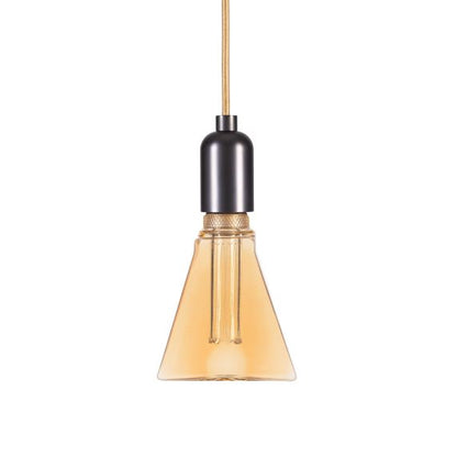 VIS VERSA Ampoule LED Ambre triangle E27 D31,5mm 4W 200lm 1800K