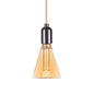 VIS VERSA Ampoule LED Ambre triangle E27 D31,5mm 4W 200lm 1800K