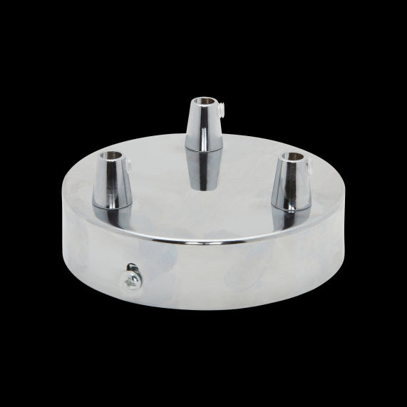 Plafonnier Acier Chrome 3S