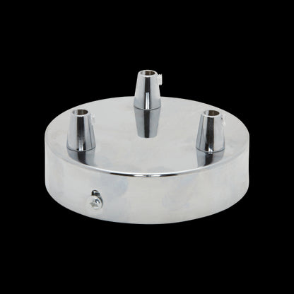 Plafonnier Acier Chrome 3S