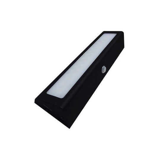 Menkar - Eclairage de meuble LED 210x55x30 1W 3000K 100lm 90° noir