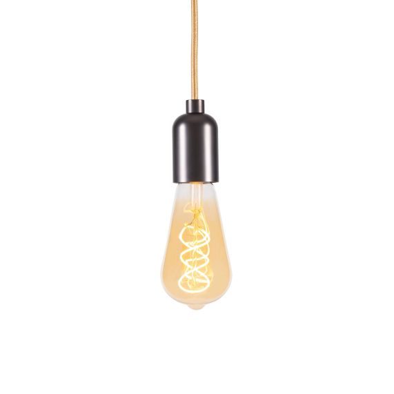 Edison Filament LED Torsadée 8W 500lm E27 2000K Dim Ambrée