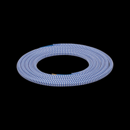 Cable rond bleu blanc 2 mètres 2 x 0,75mm2 EAN 3125461896409