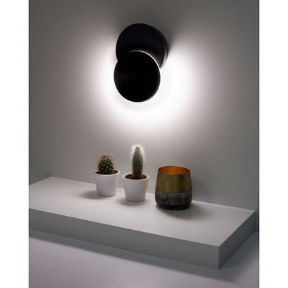 Elypte - Eclairage résidentiel 12,5W 3000K 600lm 140x140x48mm CLI IP54 rond Dark Black