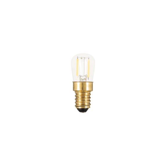 Lampe tube Poire Filament LED  E14 2700K 1.2W 120lm