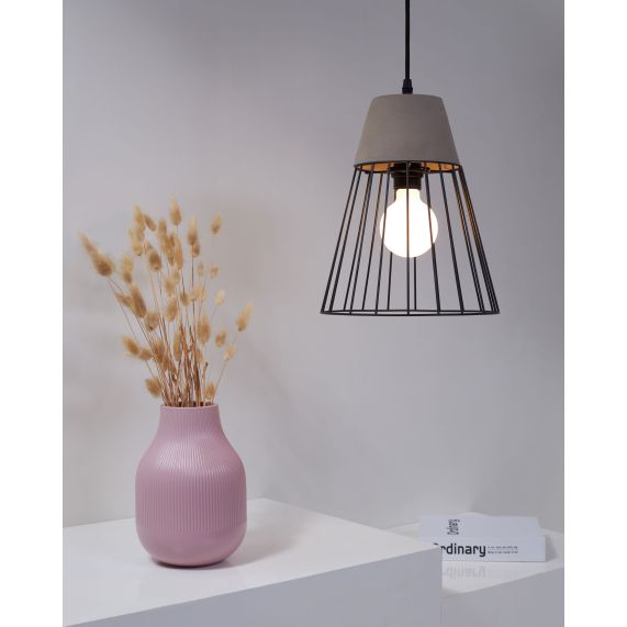 CONCRETE - modern pendant lamp - E27