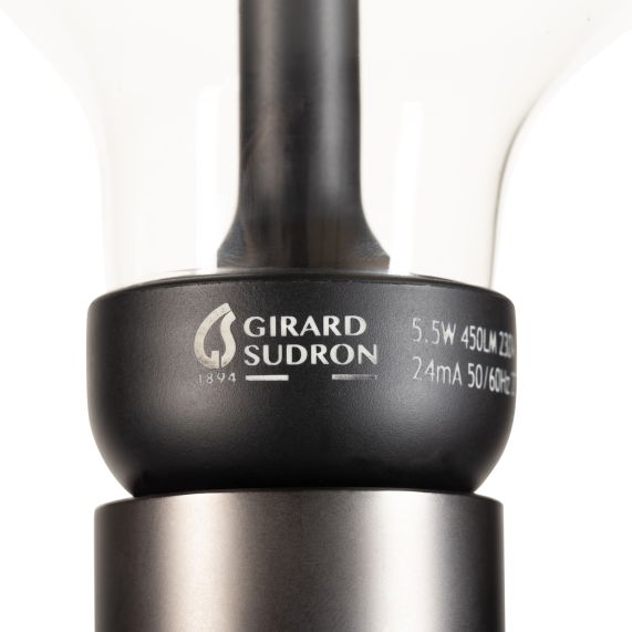 Ampoule L'OMBRAGEUSE OR NOIR G125, LED, 5,5W, E27, 2700K, 450 lm