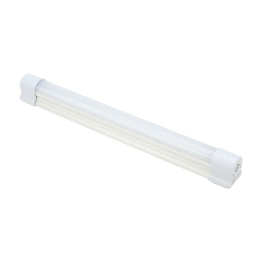 Dione - Batterie tube LED 340x33.5x39 6W 6000K 700-360-75lm 120° argent Dim